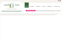 Tablet Screenshot of gardenstjean.com